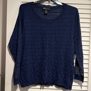 Lane Bryant navy thin sweater